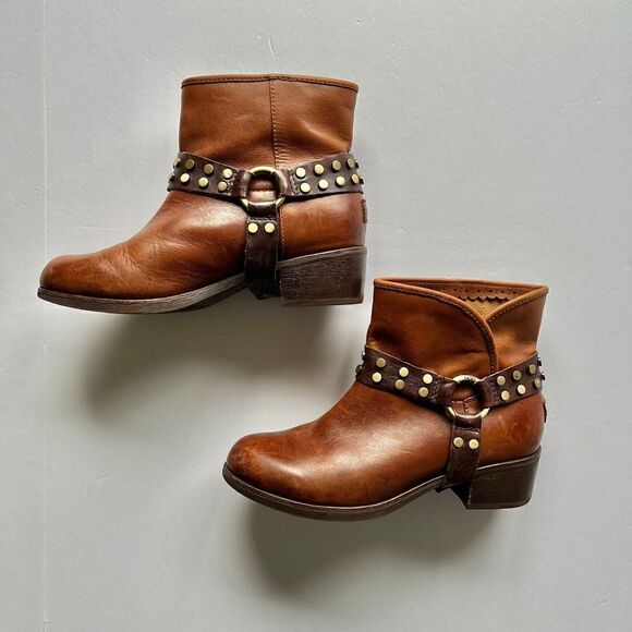 UGG Australia Darling Harness Women's Ankle Boot Whiskey Brown Size 6 - Picture 2 of 12